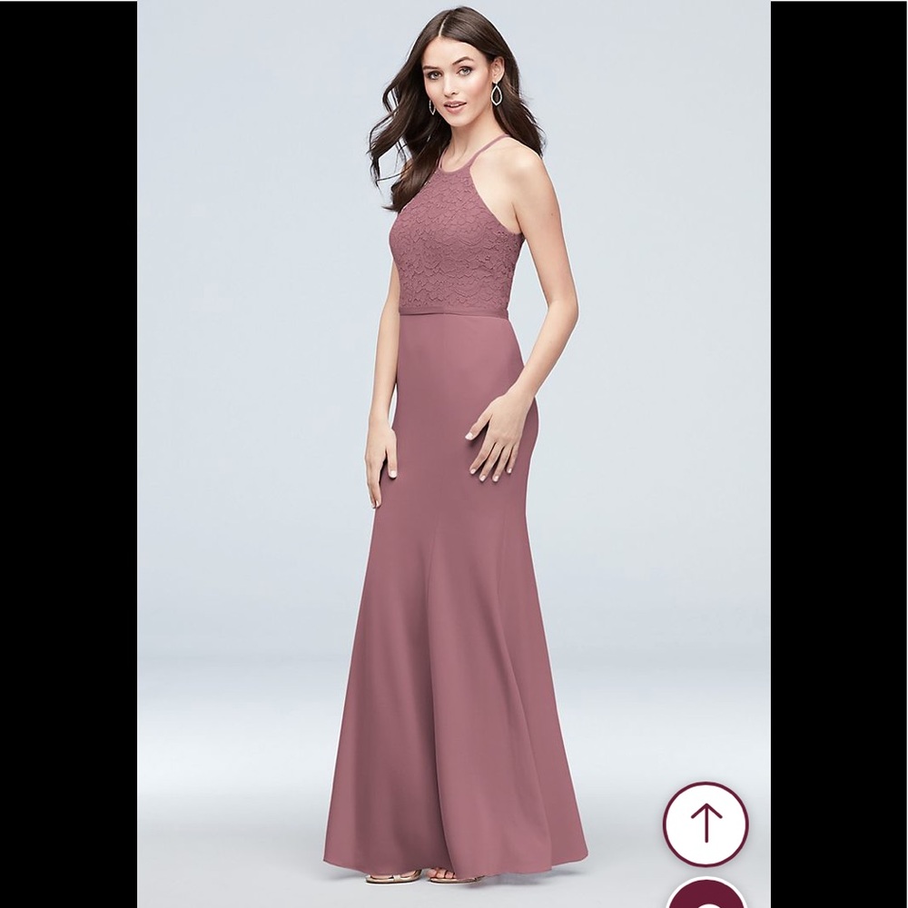 High Neck Bridesmaids Dress